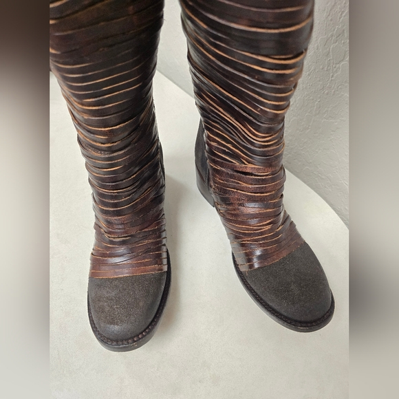 Freebird NWOT Logan Leather Boots Size 7 - Picture 7 of 11